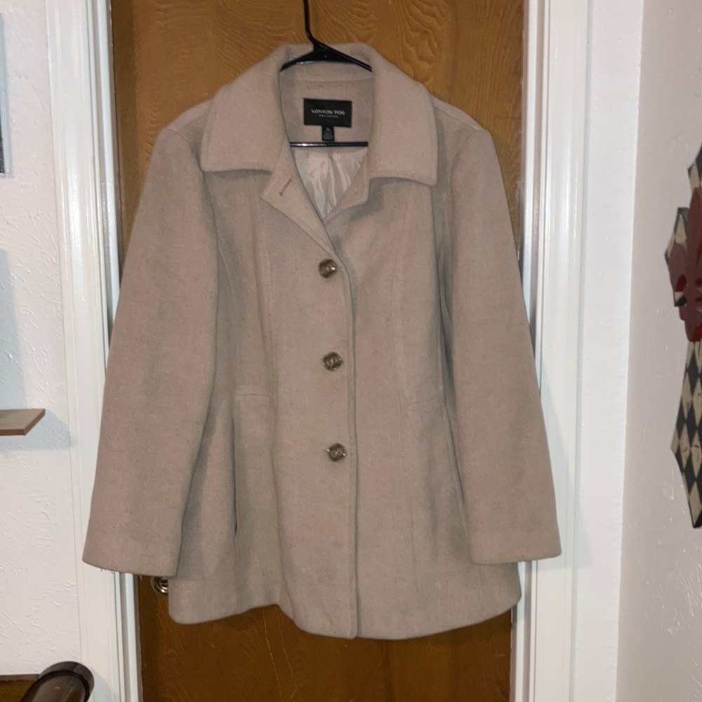 London Fog wool-blend peacoat